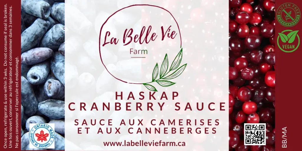 Haskap Cranberry Sauce